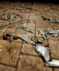 broken glass
